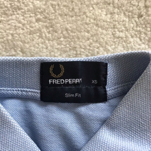 Fred Perry Light Blue Polo - Picture 4 of 5